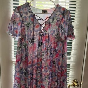 Show Me Your Mumu flowy, floral dress. Size Small. Originally over $100.